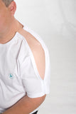 KLANT Reha Shirt mit Reißverschluss Farbe weiß