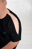 KLANT Reha Shirt mit Reißverschluss Farbe schwarz